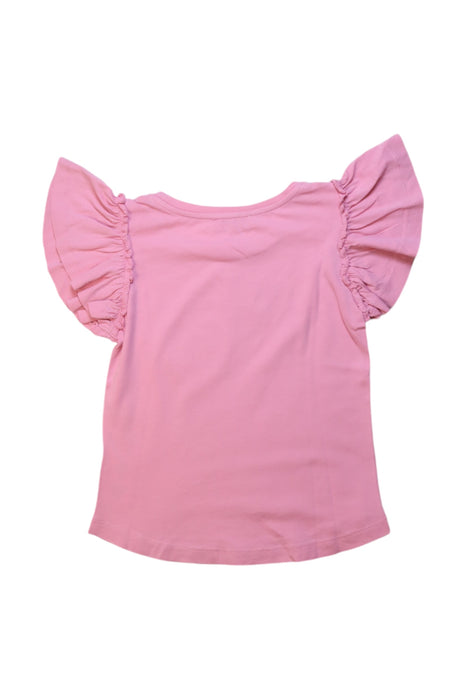 A Pink Short Sleeve Tops from Angel's Face in size 5T for girl. (Back View)