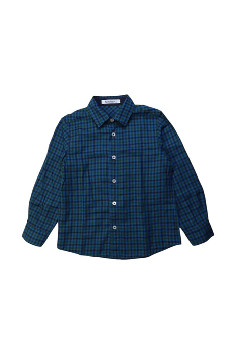 A Multicolour Long Sleeve Shirts from Familiar in size 5T for boy. (Front View)