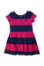 A Navy Short Sleeve Dresses from Polo Ralph Lauren in size 3T for girl. (Front View)