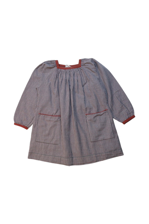 A Multicolour Long Sleeve Dresses from Caramel in size 3T for girl. (Front View)
