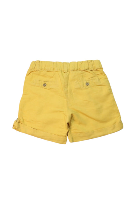 A Yellow Shorts from Pepa London in size 4T for girl. (Back View)