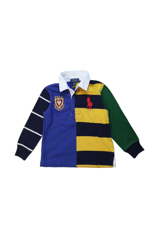 A Multicolour Long Sleeve Polos from Polo Ralph Lauren in size 3T for boy. (Front View)