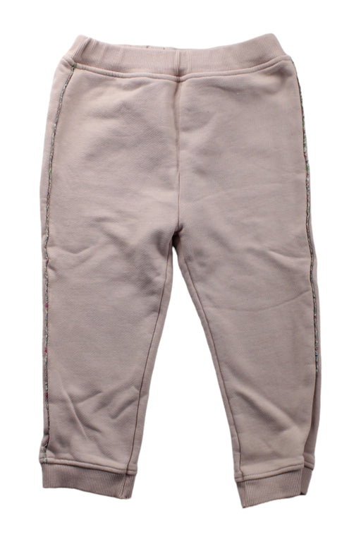 A Beige Sweatpants from Bonpoint in size 3T for girl. (Front View)