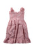 A Pink Sleeveless Dresses from Monbebe in size 3T for girl. (Back View)