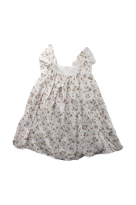 A White Short Sleeve Dresses from Jamie Kay in size 2T for girl. (Front View)