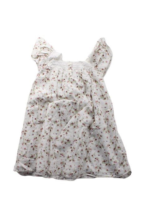 A White Short Sleeve Dresses from Jamie Kay in size 2T for girl. (Back View)