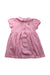 A Pink Short Sleeve Dresses from Familiar in size 2T for girl. (Front View)