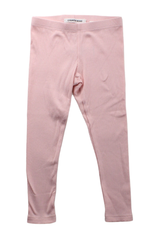 A Pink Leggings from Country Road in size 3T for girl. (Front View)