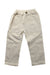 A White Casual Pants from Petit Main in size 18-24M for boy. (Front View)