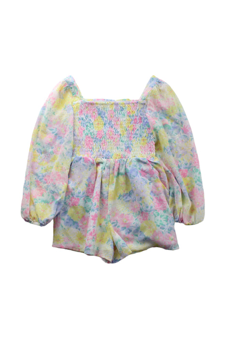 A Multicolour Long Sleeve Rompers from Janie & Jack in size 3T for girl. (Front View)