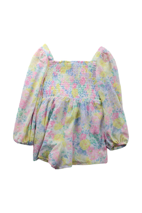 A Multicolour Long Sleeve Rompers from Janie & Jack in size 3T for girl. (Back View)