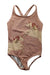 A Brown Swimsuits from Konges Sløjd in size 3T for girl. (Front View)