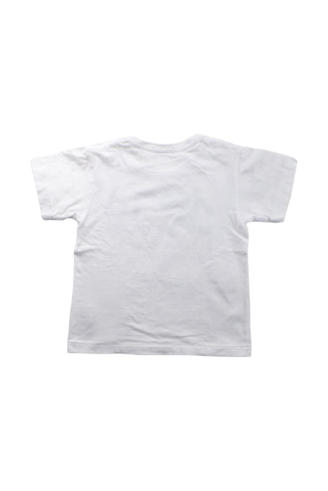 A White Short Sleeve T Shirts from Comme des Garcons in size 4T for boy. (Back View)