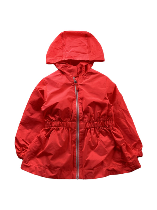 A Red Lightweight Jackets from Jacadi in size 3T for girl. (Front View)