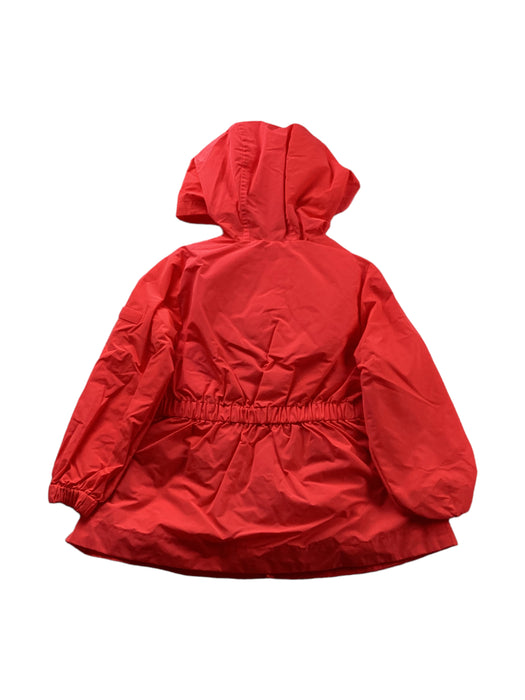 A Red Lightweight Jackets from Jacadi in size 3T for girl. (Back View)