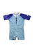 A Blue Swimsuits from Platypus in size 6-12M for boy. (Front View)