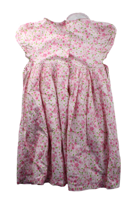 A Pink Short Sleeve Dresses from Confiture in size 6T for girl. (Back View)