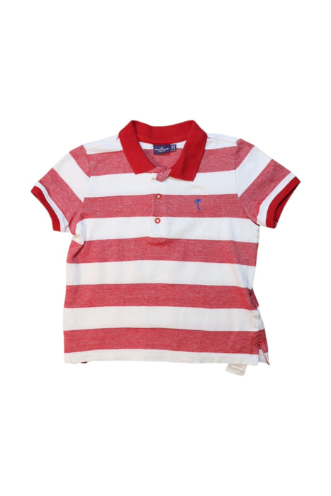 A Red Short Sleeve Polos from Sergent Major in size 5T for boy. (Front View)