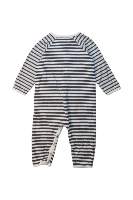 A Black Long Sleeve Jumpsuits from Petit Bateau in size 12-18M for neutral. (Back View)