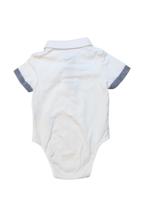 A Grey Short Sleeve Bodysuits from Nicholas & Bears in size 6-12M for boy. (Back View)