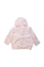 A Pink Lightweight Jackets from Petit Bateau in size 18-24M for girl. (Back View)