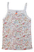 A White Sleeveless T Shirts from Petit Bateau in size 6T for girl. (Front View)