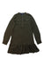 A Green Long Sleeve Dresses from Polo Ralph Lauren in size 7Y for girl. (Front View)