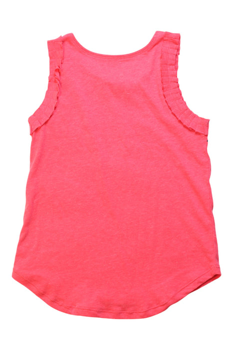 A Pink Sleeveless Tops from Tommy Hilfiger in size 10Y for girl. (Back View)