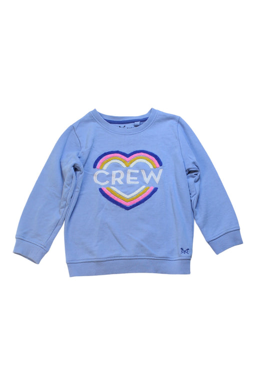 A Blue Crewneck Sweatshirts from Crewcuts in size 6T for neutral. (Front View)