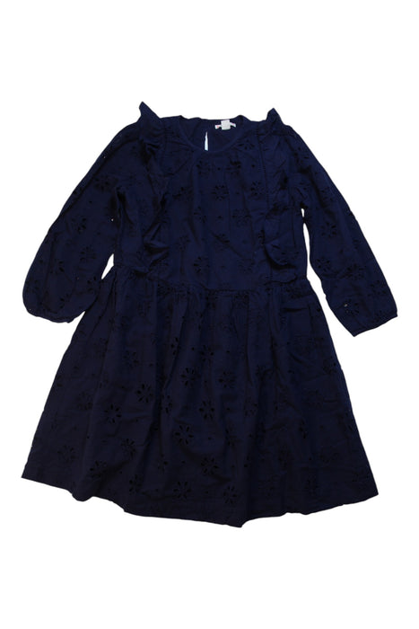 A Blue Long Sleeve Dresses from Crewcuts in size 10Y for girl. (Front View)