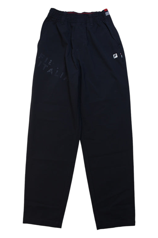 A Black Casual Pants from Fila in size 10Y for boy. (Front View)