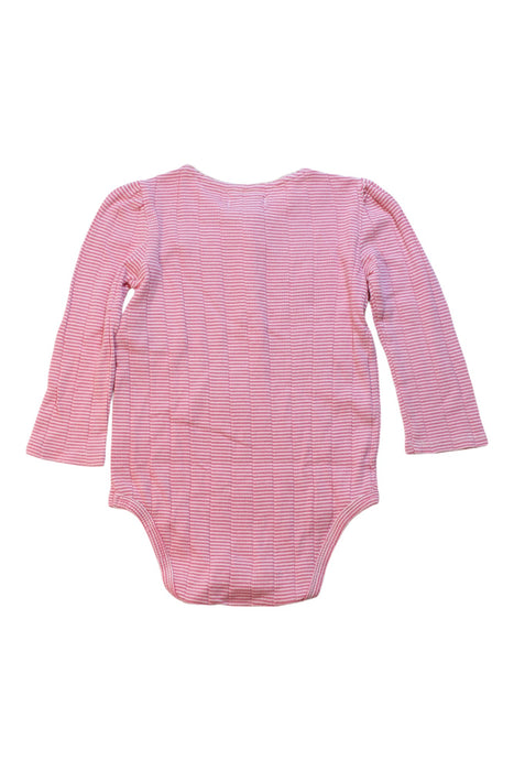 A Pink Long Sleeve Bodysuits from Ralph Lauren in size 6-12M for girl. (Back View)