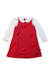 A White Long Sleeve Dresses from Absorba in size 3T for girl. (Front View)