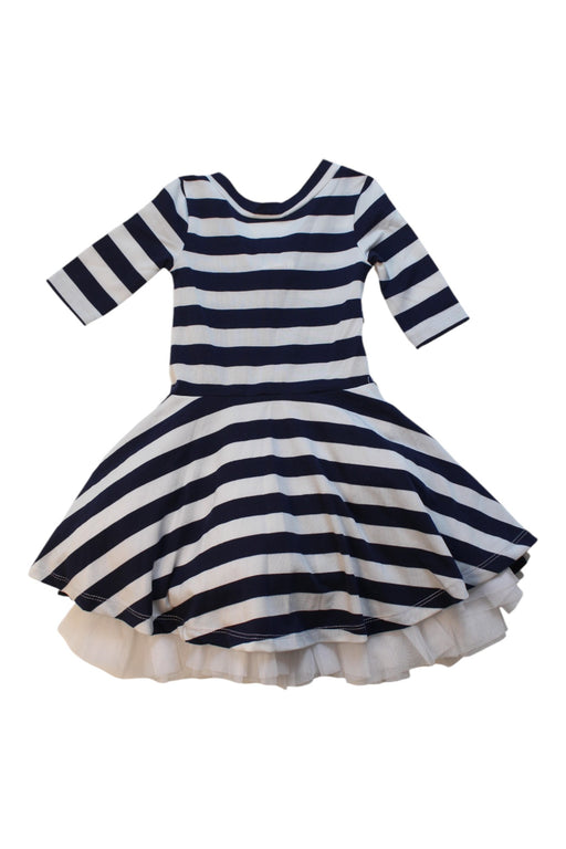 A Black Long Sleeve Dresses from Seed in size 2T for girl. (Front View)