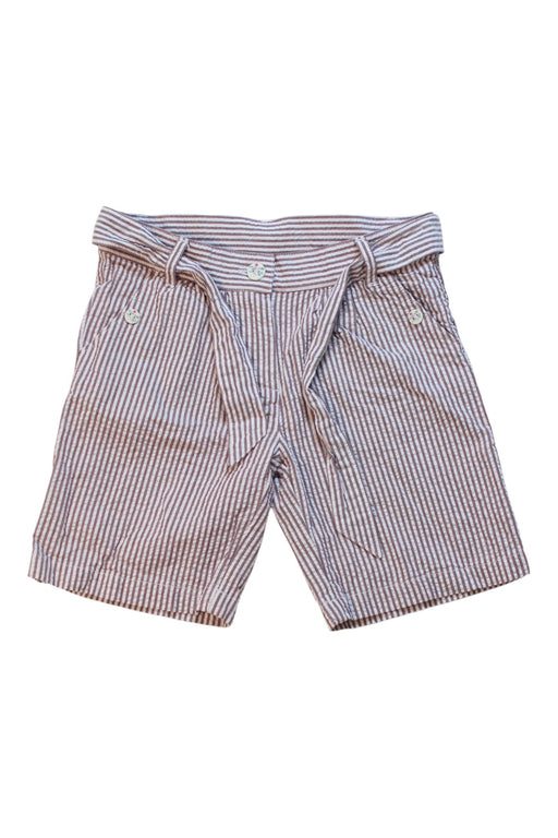 A Grey Shorts from Petit Bateau in size 6T for boy. (Front View)