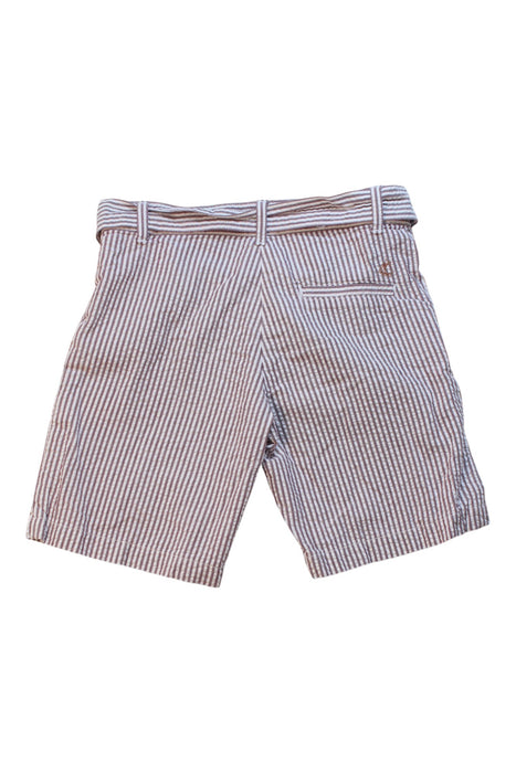 A Grey Shorts from Petit Bateau in size 6T for boy. (Back View)