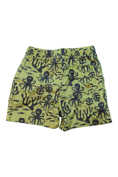 A Green Swim Shorts from Seed in size 6T for boy. (Back View)