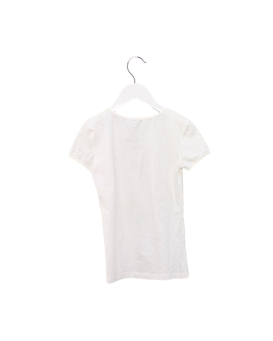 A White Short Sleeve T Shirts from I Pinco Pallino in size 8Y for girl. (Back View)