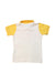 A Yellow Short Sleeve Polos from Moncler in size 18-24M for neutral. (Back View)