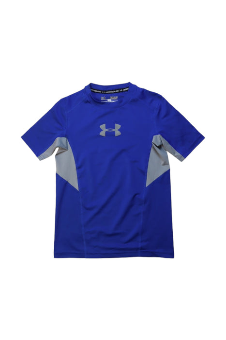 A Blue Active Tops from Under Armour in size 8Y for boy. (Front View)