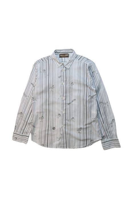 A Multicolour Long Sleeve Shirts from Roberto Cavalli in size 7Y for boy. (Front View)