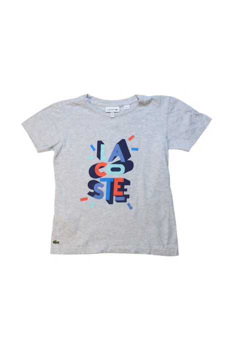 A Multicolour Short Sleeve T Shirts from Lacoste in size 6T for boy. (Front View)