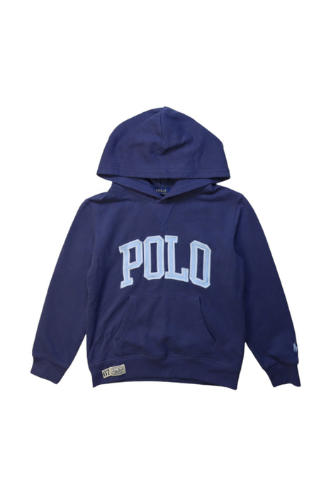 A Multicolour Hooded Sweatshirts from Polo Ralph Lauren in size 7Y for boy. (Front View)