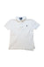 A White Short Sleeve Polos from Polo Ralph Lauren in size 4T for boy. (Front View)