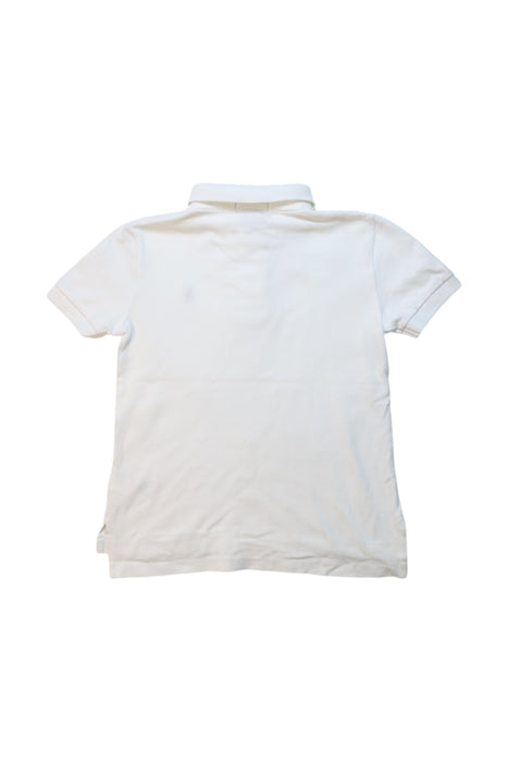 A White Short Sleeve Polos from Polo Ralph Lauren in size 4T for boy. (Back View)