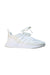 A White Sneakers from Adidas in size 6T for neutral. (Front View)