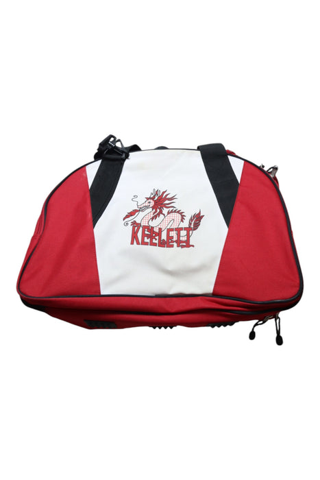 A Red Bags from Kellett School in size O/S for girl. (Front View)