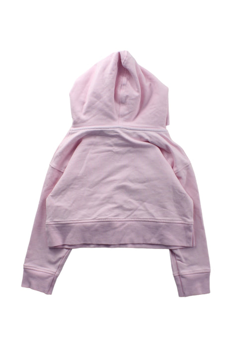 A Pink Hooded Sweatshirts from Monnalisa in size 3T for girl. (Back View)