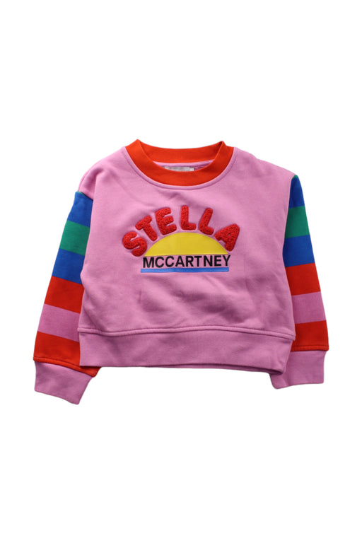 A Pink Crewneck Sweatshirts from Stella McCartney in size 3T for girl. (Front View)