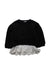 A Black Crewneck Sweatshirts from Aosta in size 2T for girl. (Front View)